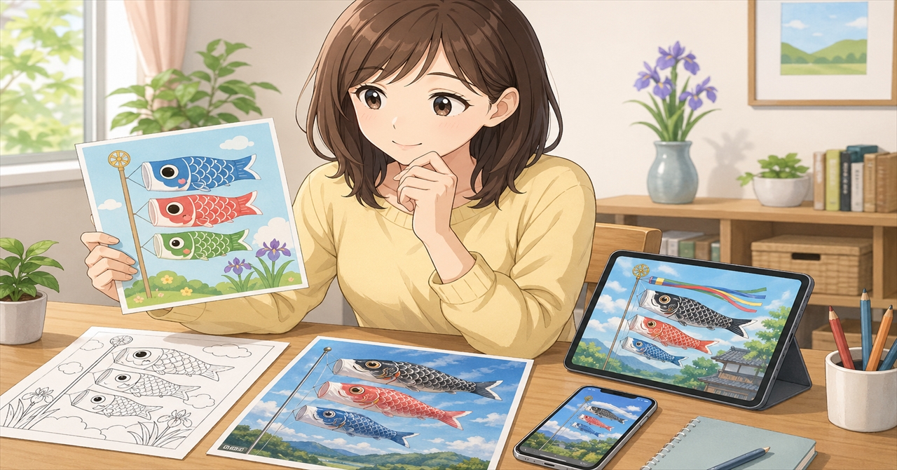 鯉のぼりイラスト選びのヒント