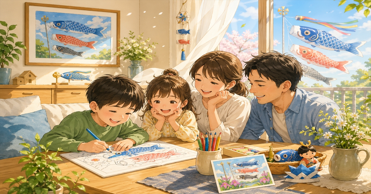 春を彩る鯉のぼりイラストまとめ