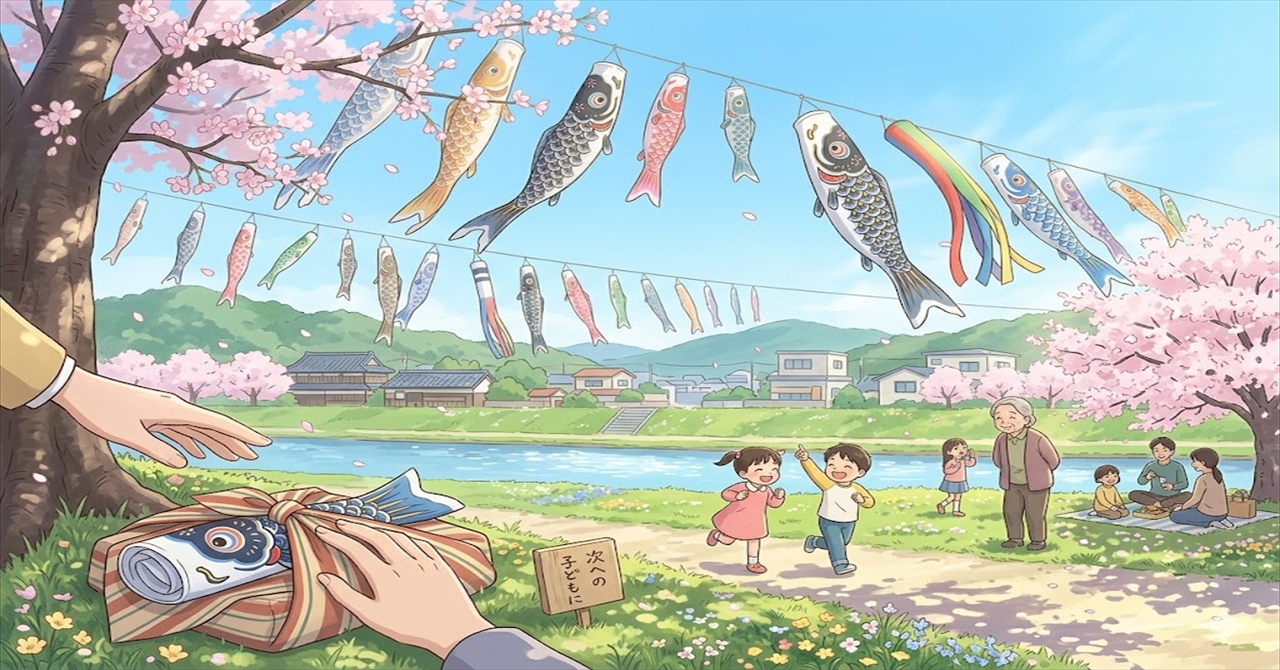 次の春へ、想いを繋ぐ鯉のぼり