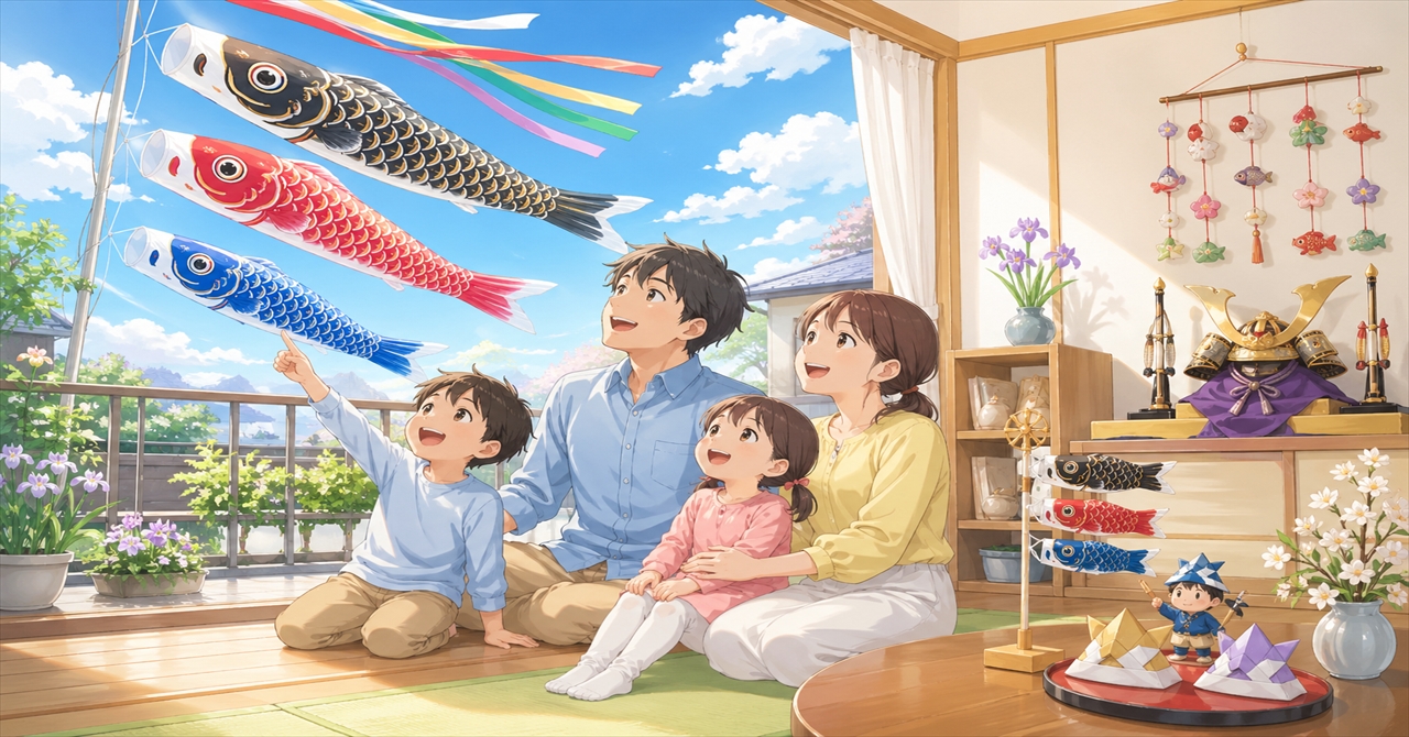 家族で迎えるこどもの日