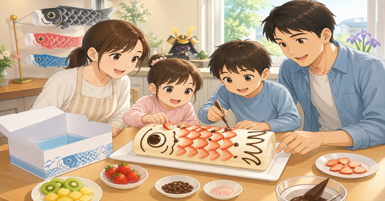 市販ケーキで楽しむこどもの日
