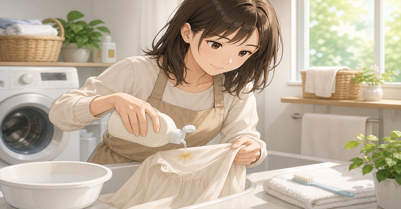 油汚れは予洗いで変わる