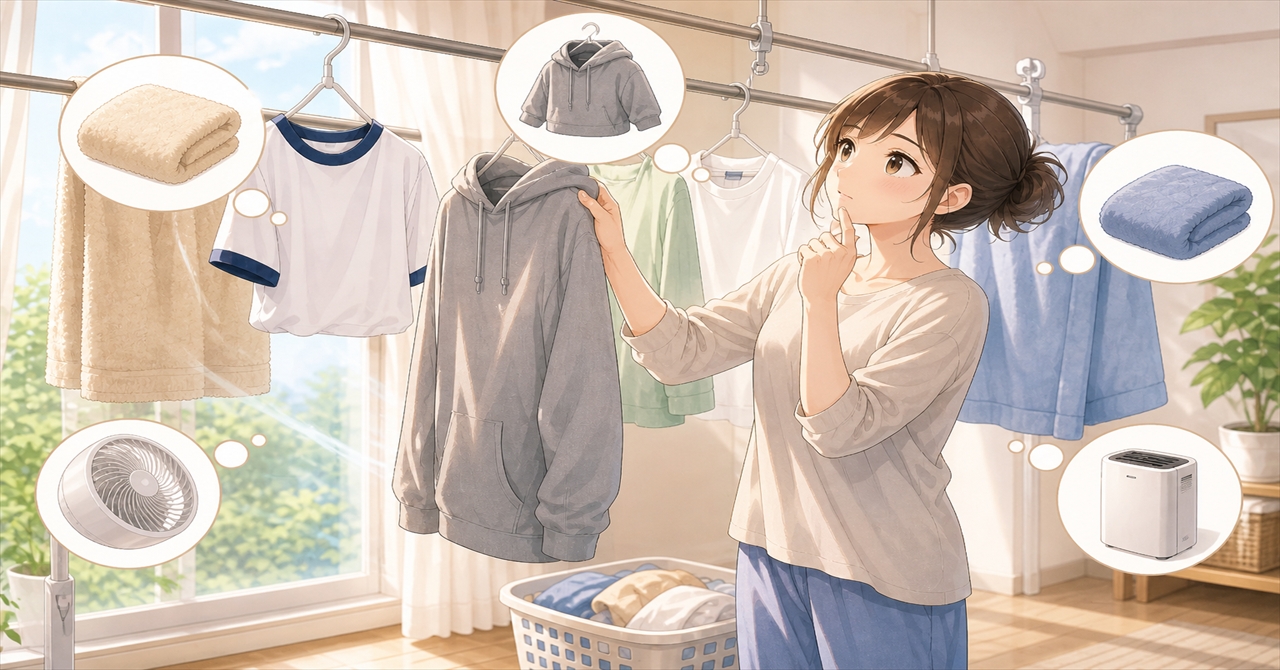 洗濯物を早く乾かすFAQ