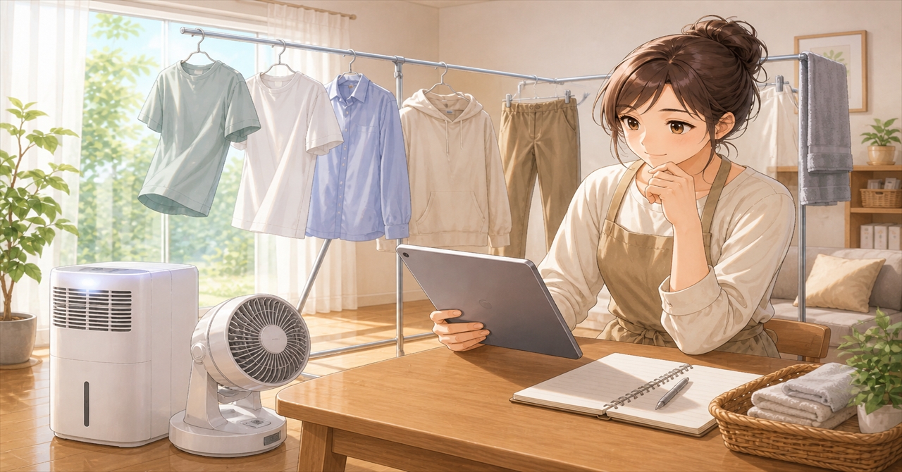 室内干し家電の安全チェック