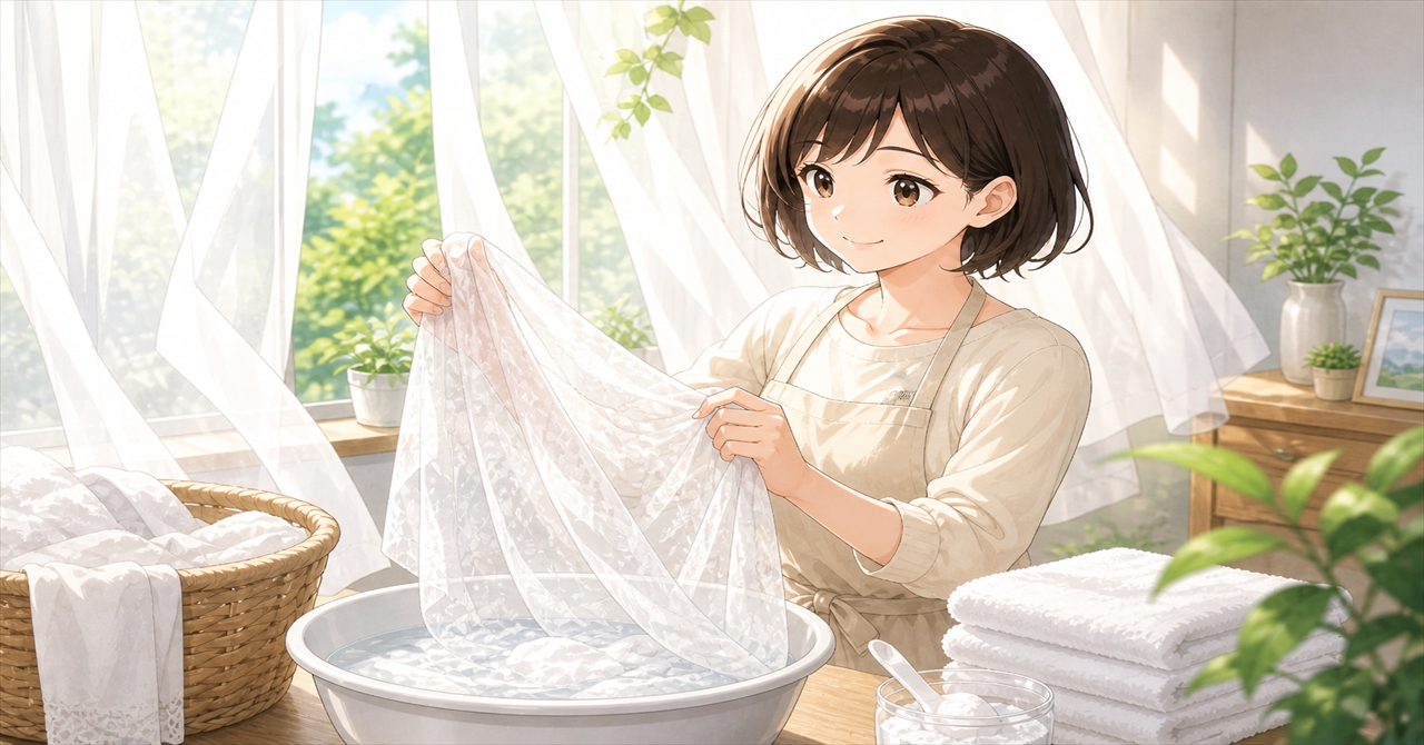 カーテン洗濯で部屋が明るくなる日
