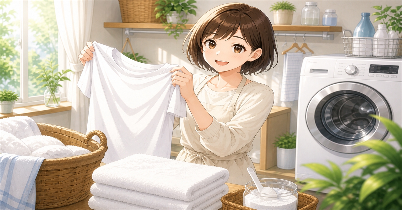洗濯の困ったを整えるオキシ習慣