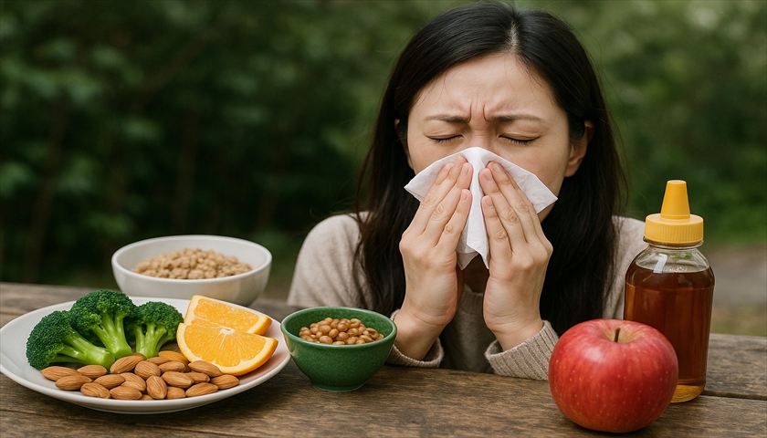 花粉症を食事で改善！今すぐ取り入れたいおすすめ食べ物とNG食材を解説