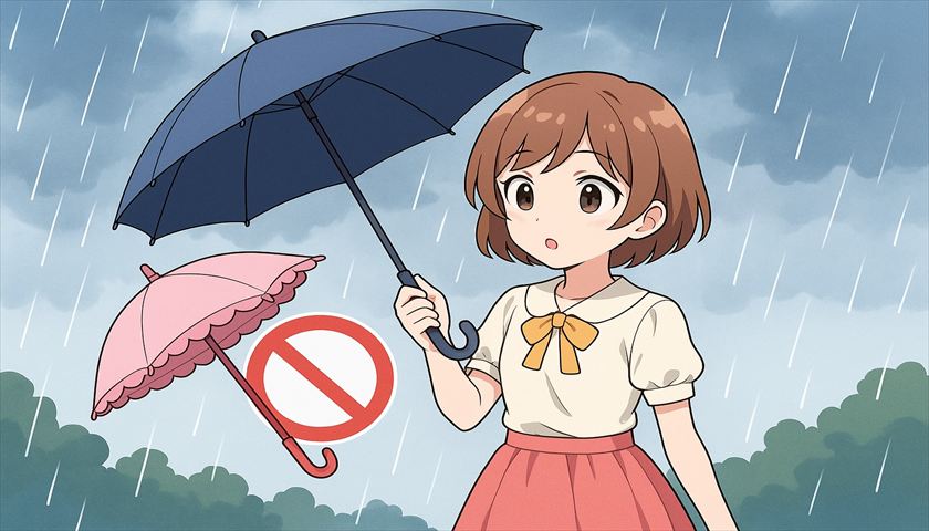 雨の日でも使える日傘の選び方とは？晴雨兼用傘の違いと失敗しないチェックポイント