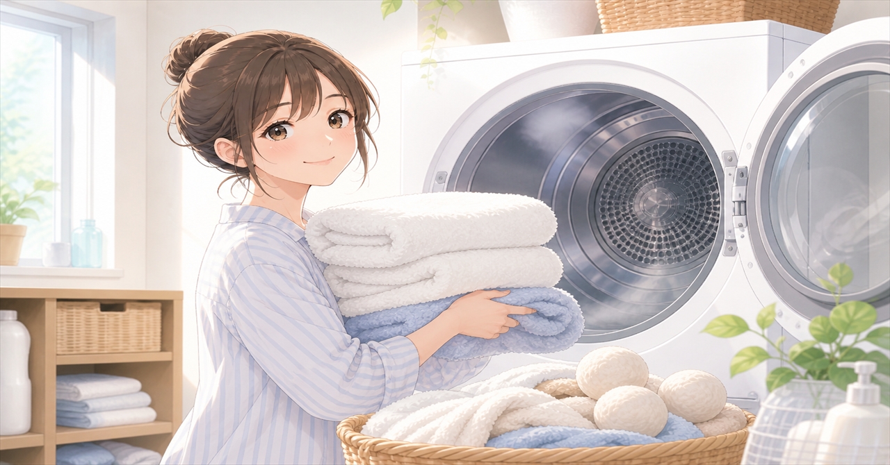 洗濯仕上げをラクに整える