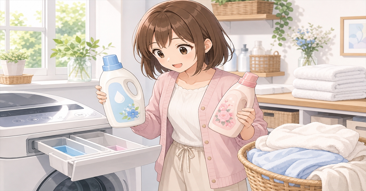洗剤と柔軟剤の正しい順番