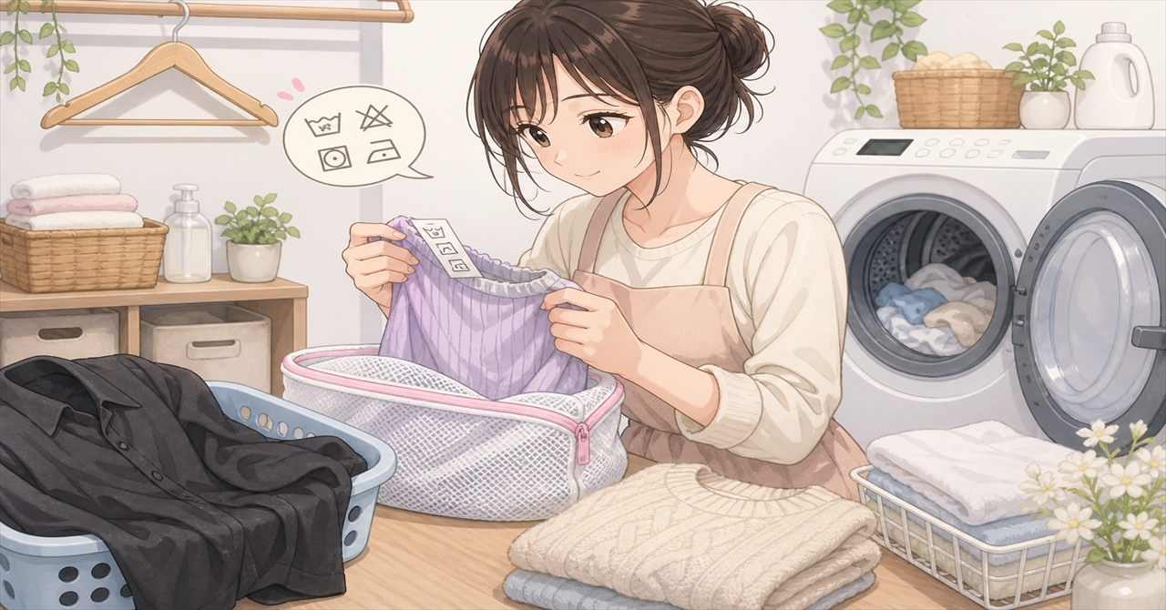 衣類を傷めない洗濯のコツ