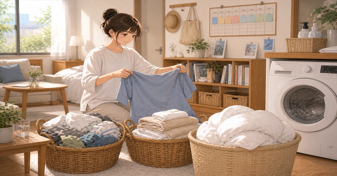 忙しい一人暮らしの洗濯スケジュール
