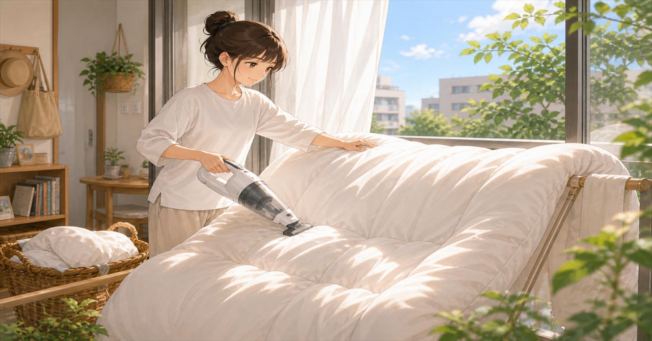 洗えない布団を清潔に保つ自宅ケア