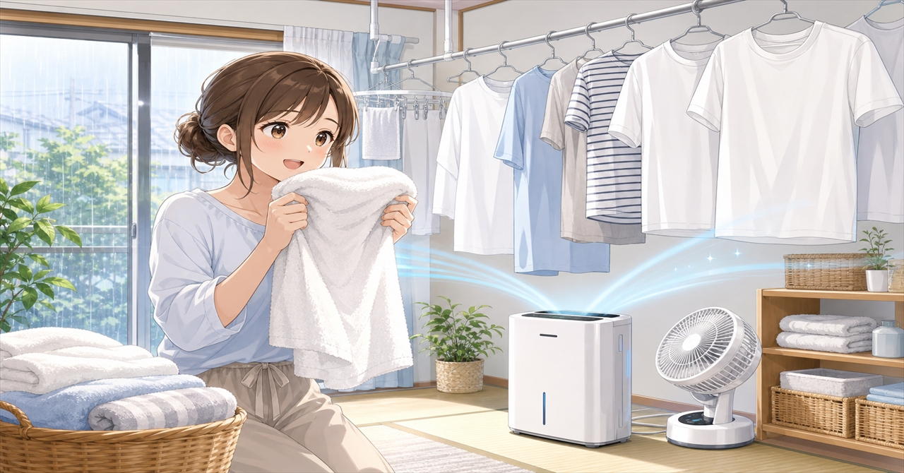 生乾き臭を防ぐ部屋干し対策