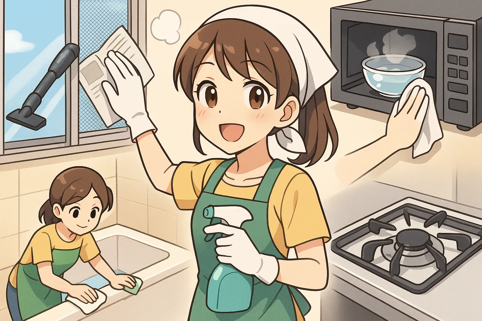 【5分でできる】忙しくても続く！簡単掃除のコツと便利アイテムまとめ