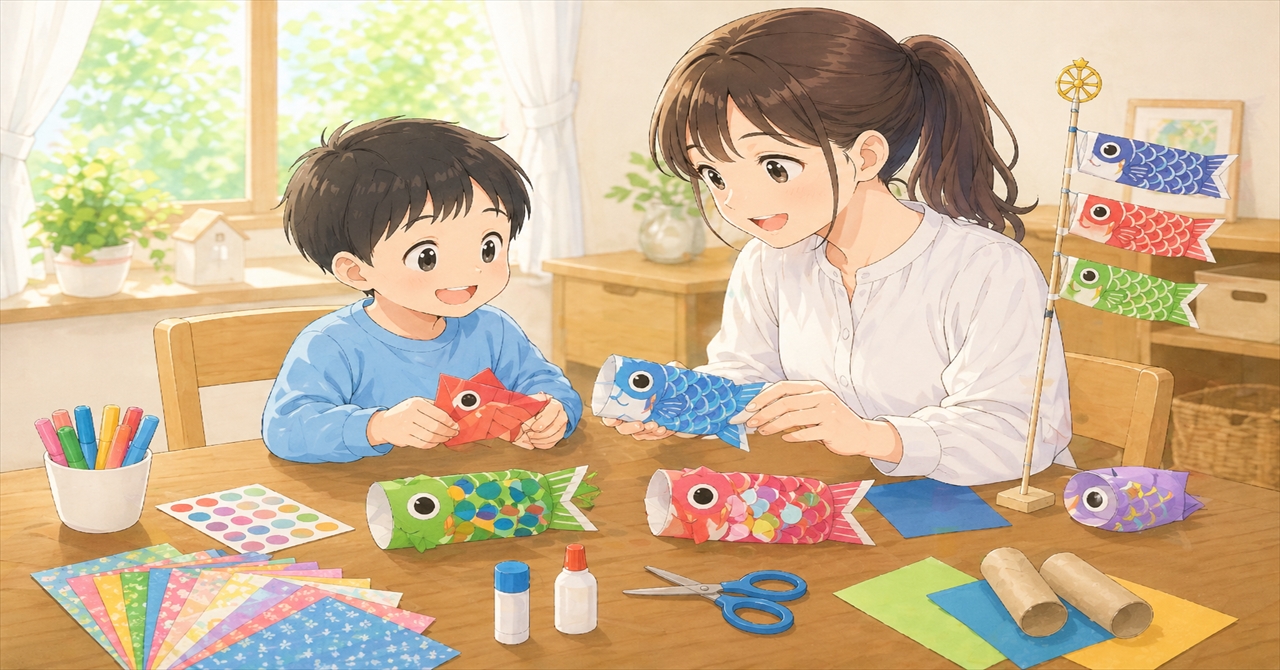 もっと楽しいこいのぼりアレンジ
