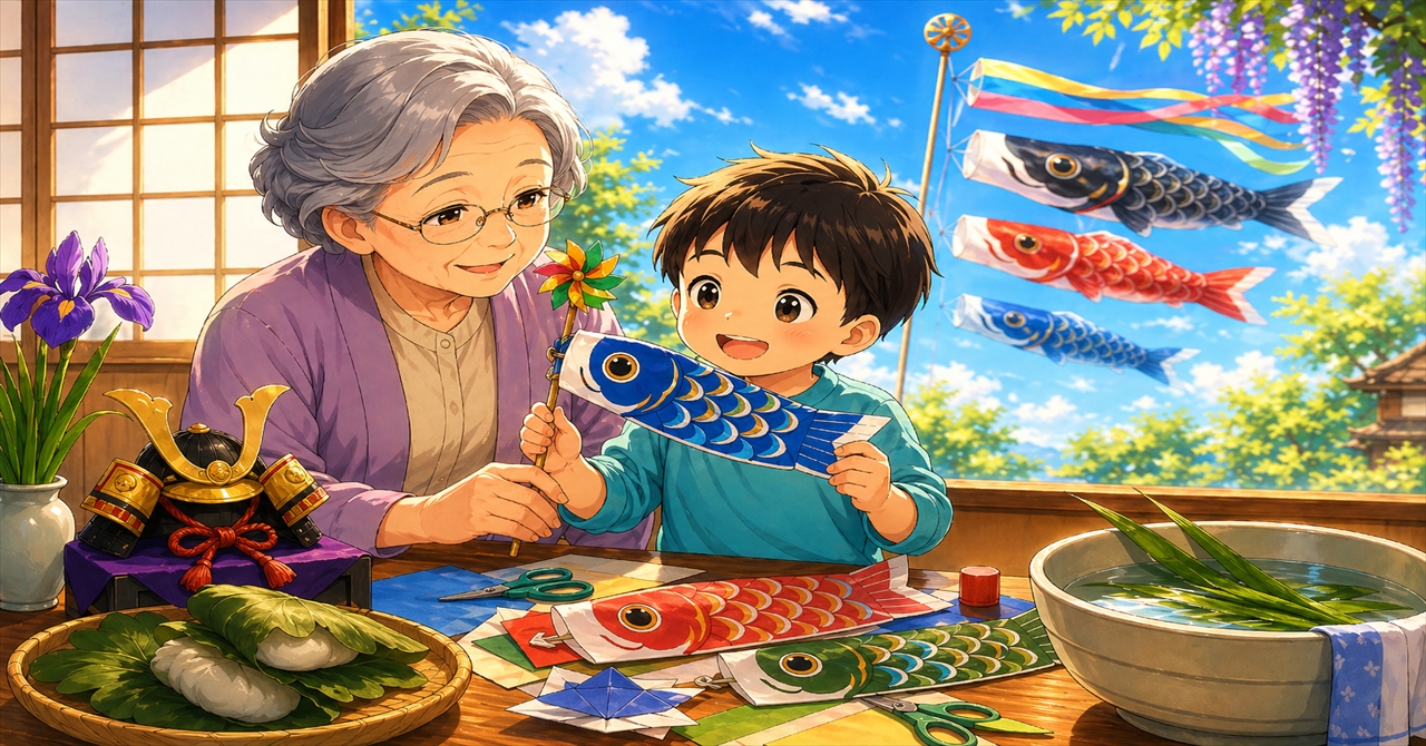端午の節句を味わうこいのぼり時間
